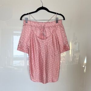 Pink Polka Dot VS Pajama Set